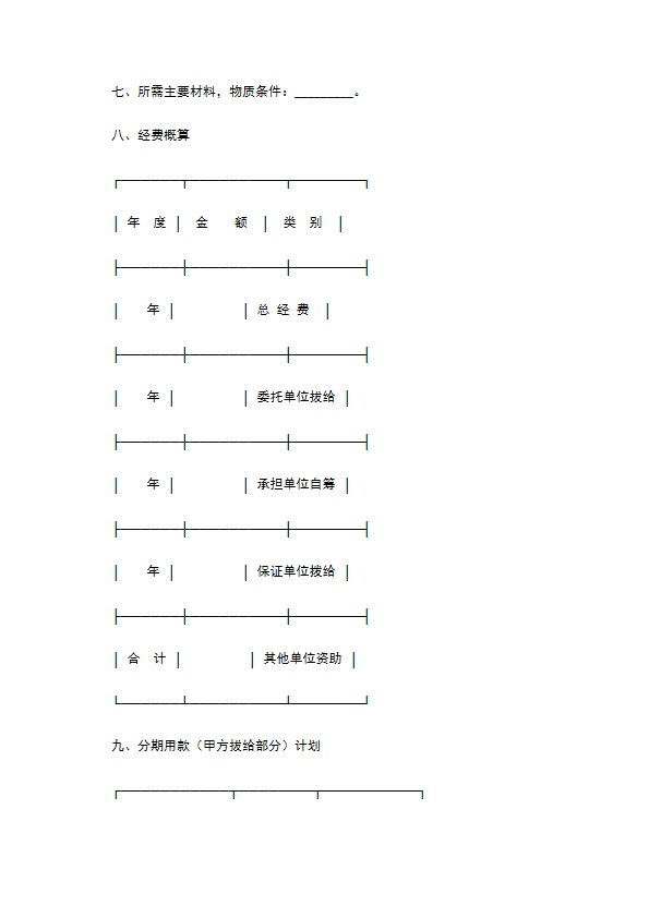 委托开发合同专业版