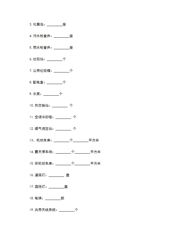 重庆市物业服务合同样式