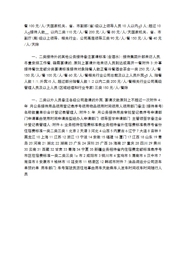 油品调运分公司公务接待管理制度怎么写